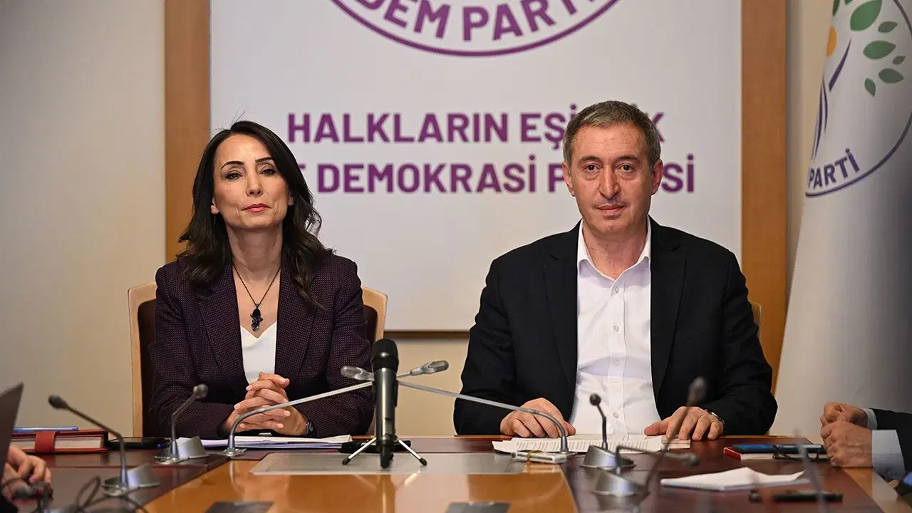 DEM Parti eş genel başkanlarından ‘Melih Meriç’ için geçmiş olsun telefonu