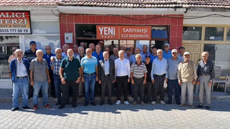 YENİ Parti’nin Sarıyahşi İlçe Başkanlığı hizmet binası açıldı